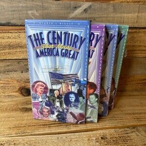 Readers Digest The Century That Made America Great VHS 3-Tape Box Set NEW SEALED